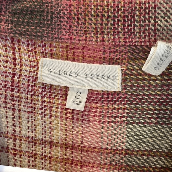 Gilded Intent Multicolor Plaid Button Down Shirt - Picture 2 of 2